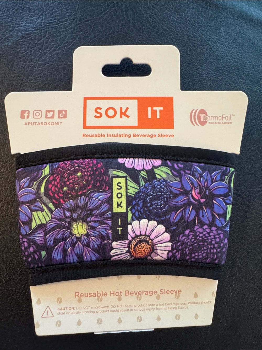 SOK IT Reusable Insulating Beverage Sleeve